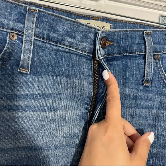 Madewell 11" High-Rise Skinny Jeans in Maricopa Wash Size 34 - Picture 10 of 12